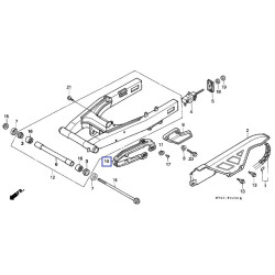 52170MW2780  Γλύστρα Αλυσίδας Honda NX650 Dominator '88-'94