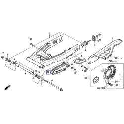 52170MAN620  Γλύστρα Αλυσίδας Honda NX650 Dominator '95-'99