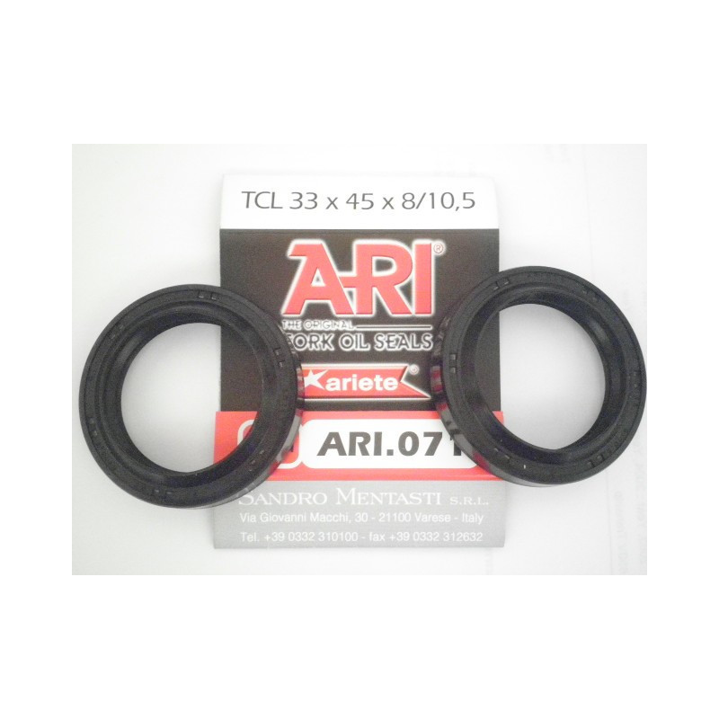 ARI071  Ariete Front Fork Oil Seals Set Yamaha XV-250 Virago '88-'99