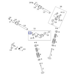 59036062100  Παξιμάδι Ρεγουλατόρου Βαλβίδων KTM EXC 4T '00-'07 SX 4T '00-'06