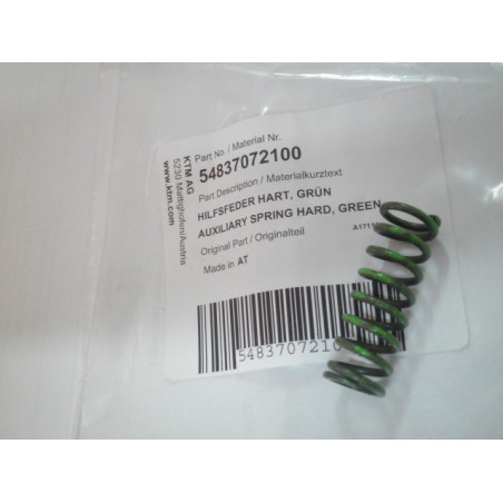 54837072100  Auxiliary Spring Hard Green KTM EXC-250-300 '04-'07