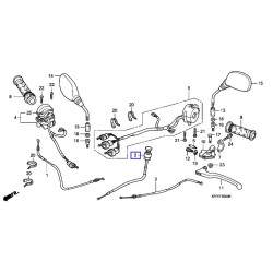 17950KPP860  Ντίζα Τσοκ Honda CBR-125 '04-'06
