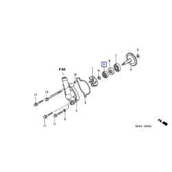 91211KRN671  Water Pump Seal Honda CRF-250R-250X '04-'06