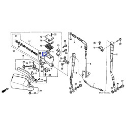 90114MN9006  Βίδα Μανέτας Φρένου Honda XL-650V Transalp XL-1000V Varadero