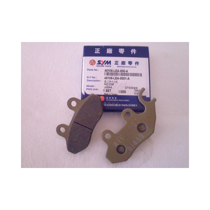 45105LEA000A  SYM Rear Brake Pads Citycom-300 