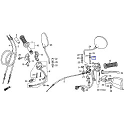 90114MK5000  Βίδα Μανέτας Συμπλέκτη Honda XL-650V Transalp XL-1000V Varadero