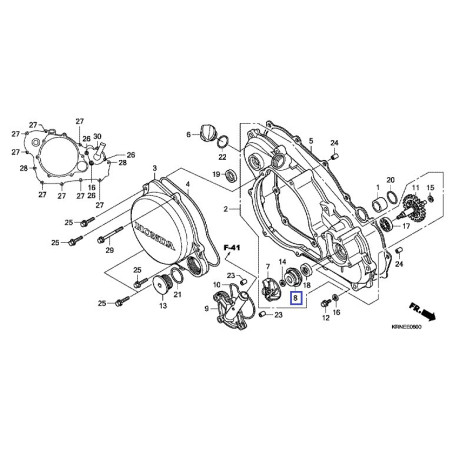 19217KRNA61  Mechanikal Seal Honda CRF-250R '12-'17 CRF-450R '13-'17