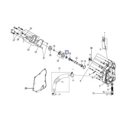 91205KF0003  Τσιμούχα Αξονα Αντλίας Νερού SYM Citycom 300i GTS-250-300 