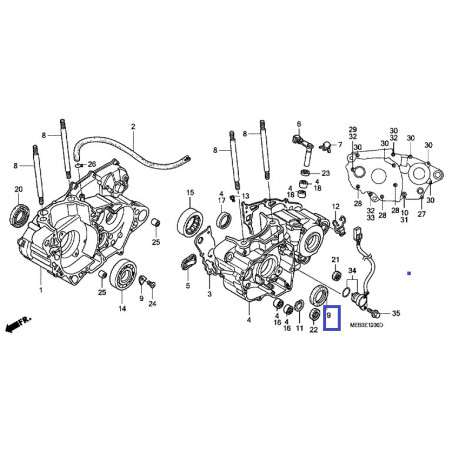 91201MEB671   Crankshaft Oil Seal Left Honda CRF-250-450 '02-'17