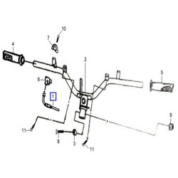 17910ARA000  Ντίζα Γκαζιού SYM Symphony 125SR-150SR