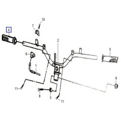 53140S1FA00  Χειρολαβή Γκαζιού SYM Symphony 50-125-150