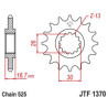 JTF1370.16RB  JT Front Sprocket Honda XL-1000V Varadero