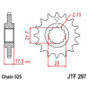 JTF297.15RB  JT Front Sprocket Honda CB-500 CBF-500