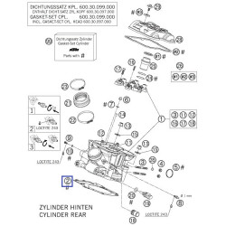 60030036000  Cylinder Head Gasket KTM LC8-950-990