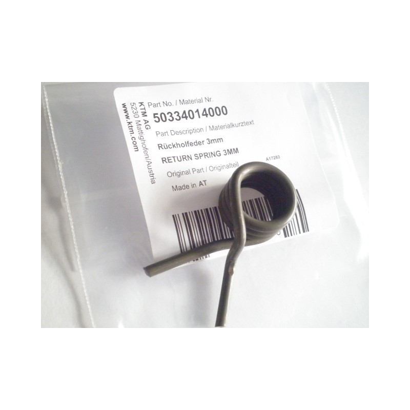 50334014000  Return Spring KTM EXC-125-200 '98-'16