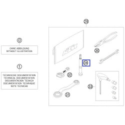 77329072000  Spark Plug Wrench KTM SX-F 450 '07-'12