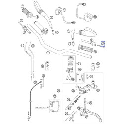 0912060653  Vibrations Absorber Screw KTM Duke 690