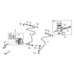 35340L6C000  Διακόπτης Στόπ Εμπρός Φρένου SYM GTS-250-300 Citycom 300i