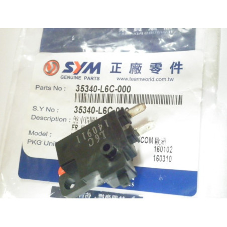 35340L6C000  Διακόπτης Στοπ Εμπρός Φρένου SYM GTS-250-300 Citycom 300i