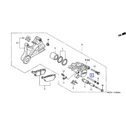 43215ML3911 Πειράκι Συγκράτησης Πίσω Φρένων Honda CB-600-900 Hornet