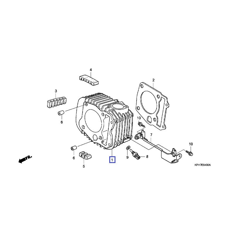 12100KPH700  Κύλινδρος Honda ANF-125i Innova '07-'12