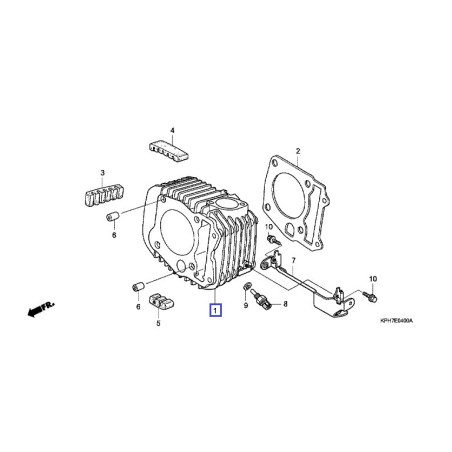 12100KPH700  Cylinder Honda ANF-125i Innova '07-'12