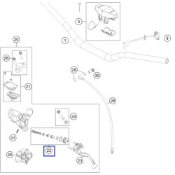 72002032000  Σετ Επισκευής Τρόμπας Συμπλέκτη 10mm KTM SX-85 '14-'17