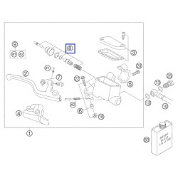 47013008100  Repair Set Piston Front 9,5mm  KTM SX-85 '05-'12