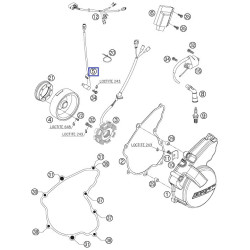 77039134000  Pulser Coil KTM EXC-F 250 '07-'11