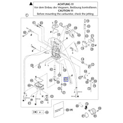 59031017100  Βίδα Ρύθμισης Καρμπυρατέρ KTM EXC-250-400-450-525-530 '03-'11