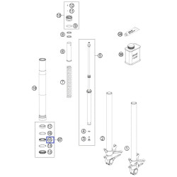 43570623  Τσιμούχα Εμπρός Ανάρτησης KTM Duke 125-200-390-690
