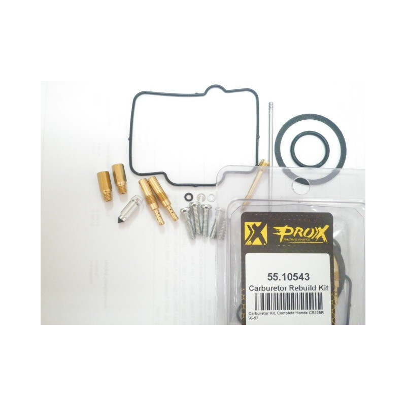 55-10543  PROX Carburetor Rebuild Kit Honda CR-125 '96-'97