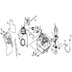 37800HWA000  Φλοτέρ Βενζίνης SYM GTS-250-300 EFI