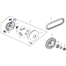 22132KN7670A  Piece Slide Set Sym Joyride-200 HD-200