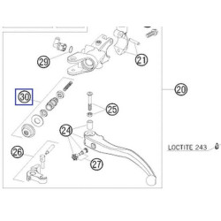 61002032000  Repair Kit Piston 13mm KTM Duke 690
