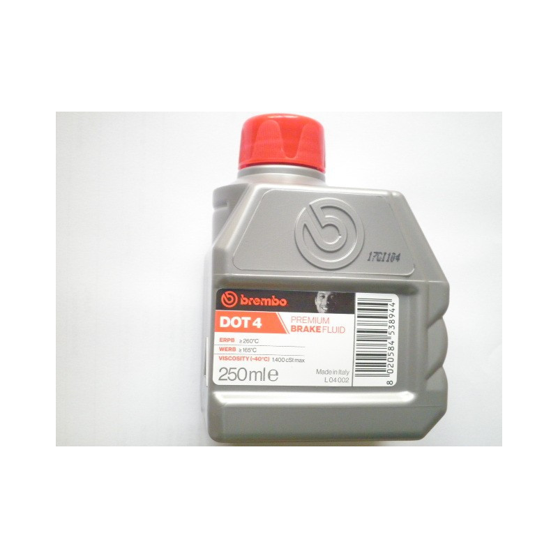 BRL04002  BREMBO Υγρά Φρένων DOT4 250ml.