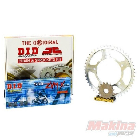 DIDZVMGSV1000  D.I.D ZVM-X Gold  Drive Chain Set Suzuki SV-1000