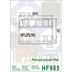 HF985   HIFLO Oil Filter Yamaha XP-500-530 T-Max