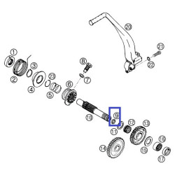 54632090000  Seal Ring Shift Shaft Lever  KTM LC-4 640/Duke/Adventure/SM