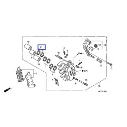06451MZ2405  Seal Set Piston  Brake Honda CBF-1000  SH-300