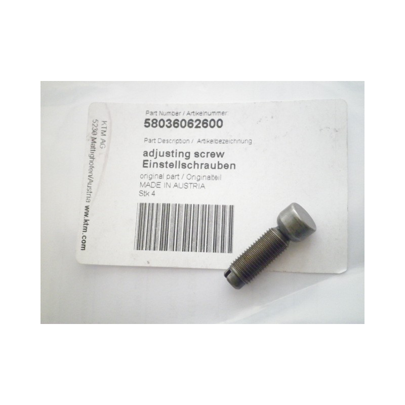 58036062600   Adjustment Screw Cpl.  KTM LC-4 640