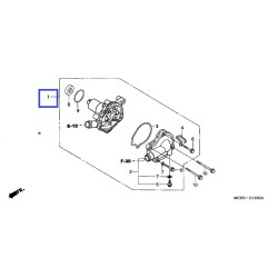 19200MCB750  Water Pump Honda XL-650V Transalp '00-'07