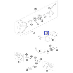 78014040000   Rear Light KTM EXC '08-'11