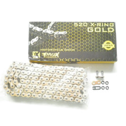 RC520120XCG   Pro-X Drive Chain Gold X-Ring 520-120 links