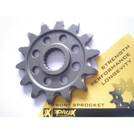 FS12087-14    Pro-X Front Sprocket 14t. Honda CR-125 '87-'03