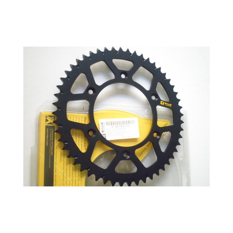 RA12087-52    Pro-X Alloy Rear Sprocket 52t. Honda CR-CRF-XR