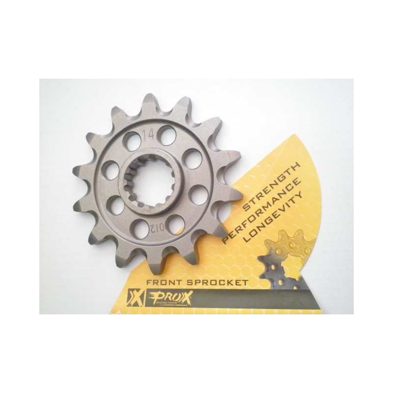 FS33013-14    Pro-X Front Sprocket 14t. Suzuki RMZ-250 '13-'18