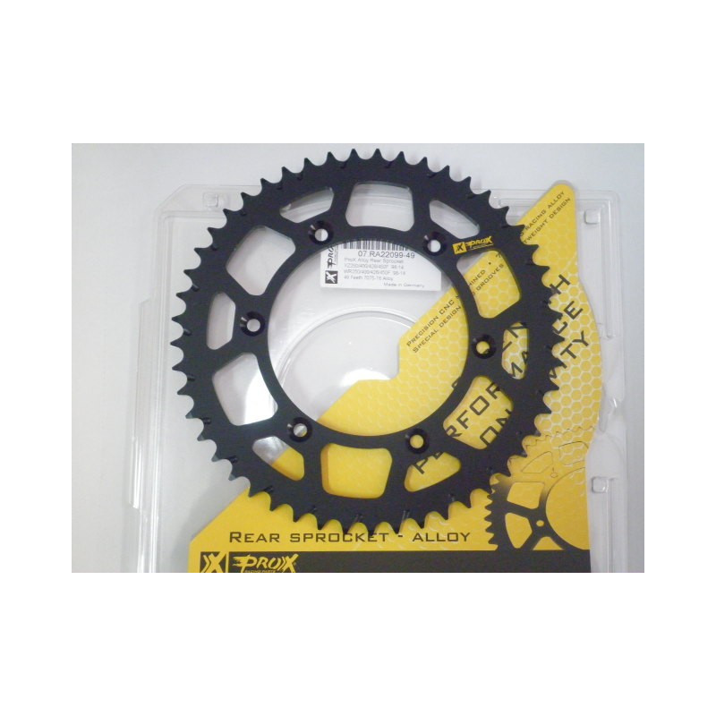 RA22099-52  Pro-X Alloy Rear Sprocket 52t. Yamaha YZ 125-250 '99-'18