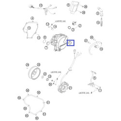 7803000213315  Ignition Cover KTM EXC-400-450-530 '08-'11