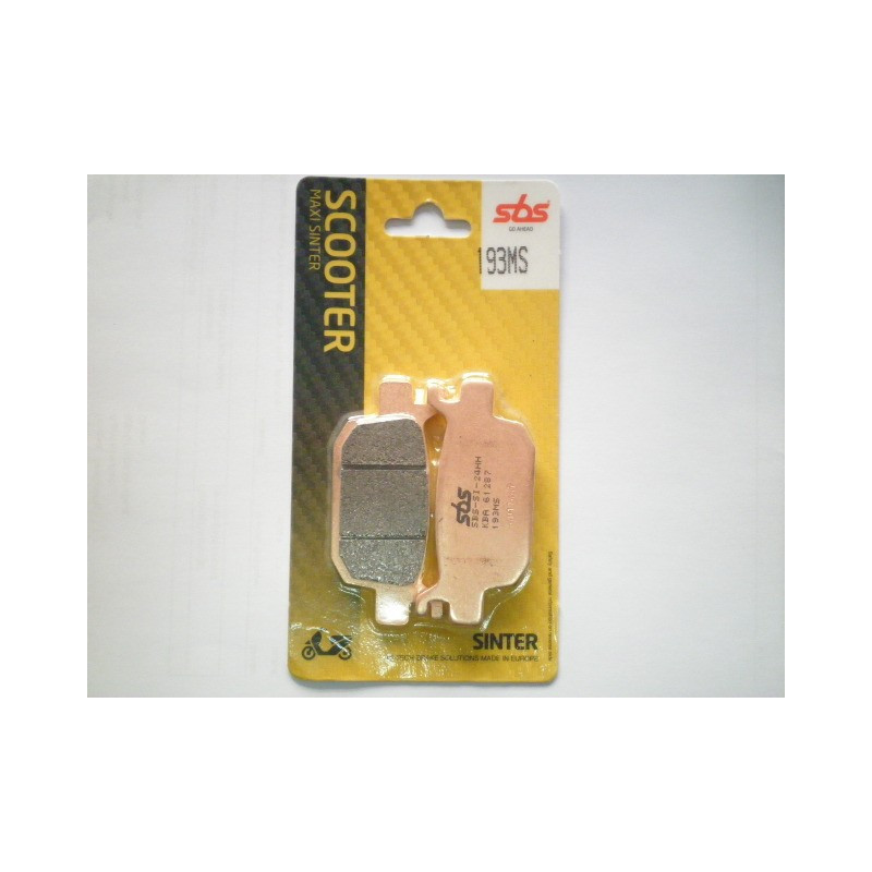 193MS  SBS Rear Brake Pads Honda SH-150i-300i NSS-250 Forza 